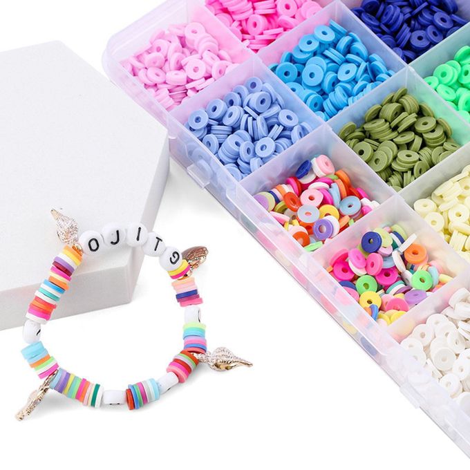 Generic 24 Slot Bead Bracelet Making Kit Box Beads For Jewelry