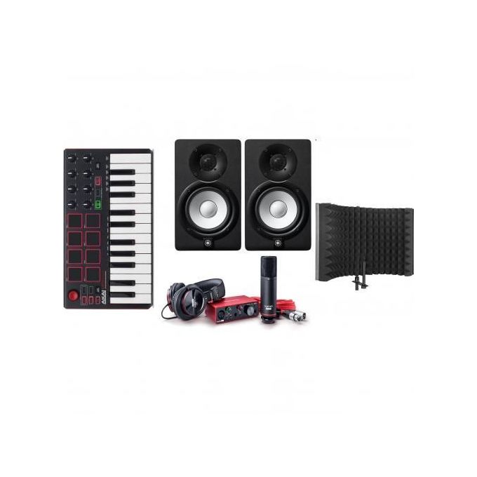 Focusrite Scarlett Solo 3rd Gen Studio Bundle Yamaha Hs 5 Monitor Akai Mpk Mini Vocal Booth Jumia Nigeria