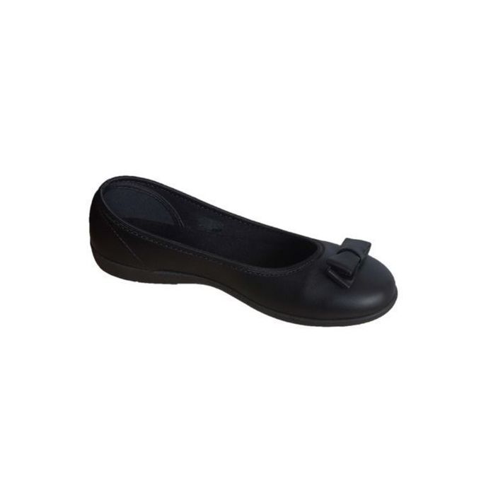 flat black shoes for girls