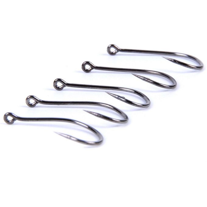 Generic 200pcs Fish Hook Size 1-6/0 Double Barb Fishhook Fishing