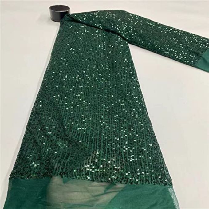 Lace Netting Fabric with Sequin Embellishment • Promenade Fine Fabrics