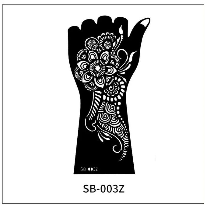 Henna Stencils Sticker