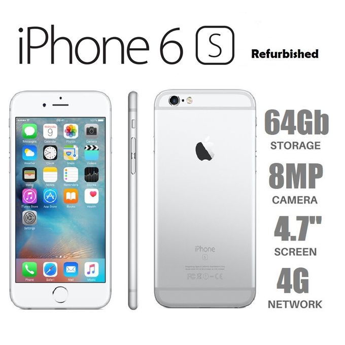 Apple Iphone 6s 64gb Rom 2gb Ram 4 7 Rfurb Smartphone Iphone Silver Jumia Nigeria
