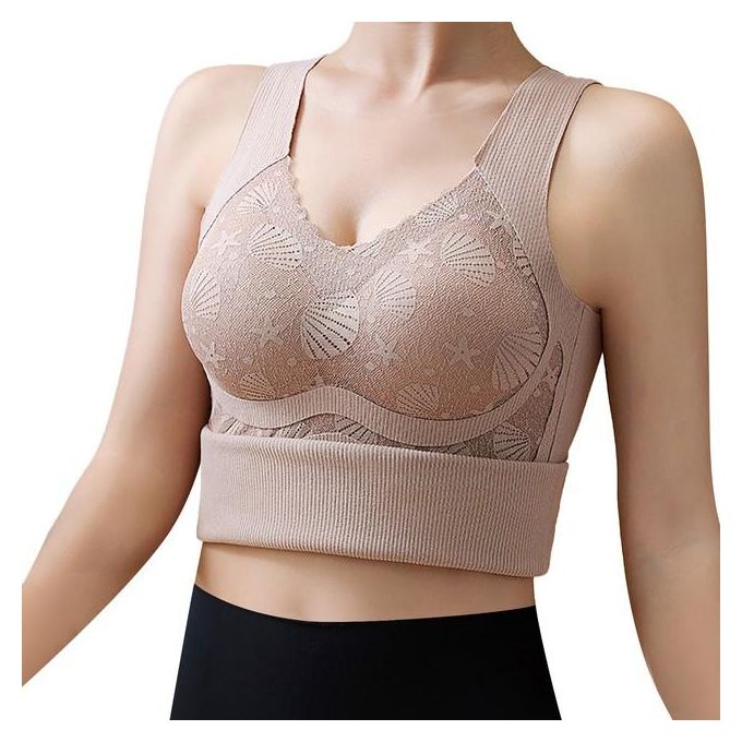 Generic Sleeveless Bra Thermal Undershirts With Lace For Mens Long Thermal  S Ladies Thermal S Medium Thermal Underwear For Woman