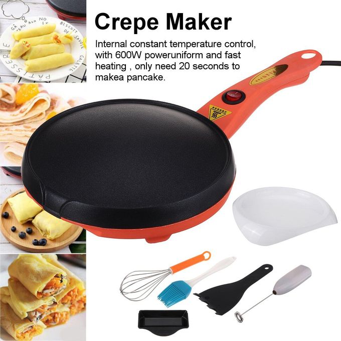  Instant Crepe Maker - Non-Stick Electric Crepe Maker