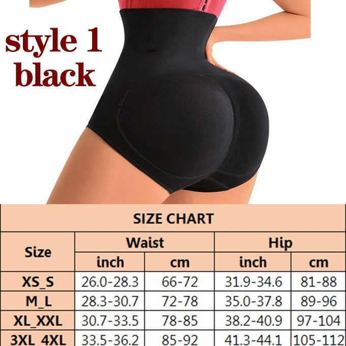 SBYOJLPB Women's Shapewear Ladies Large Size Seamless High Waist Abdomen  Hip Skin Friendly Lifter Body Shaper Pants Black 12(XXL)