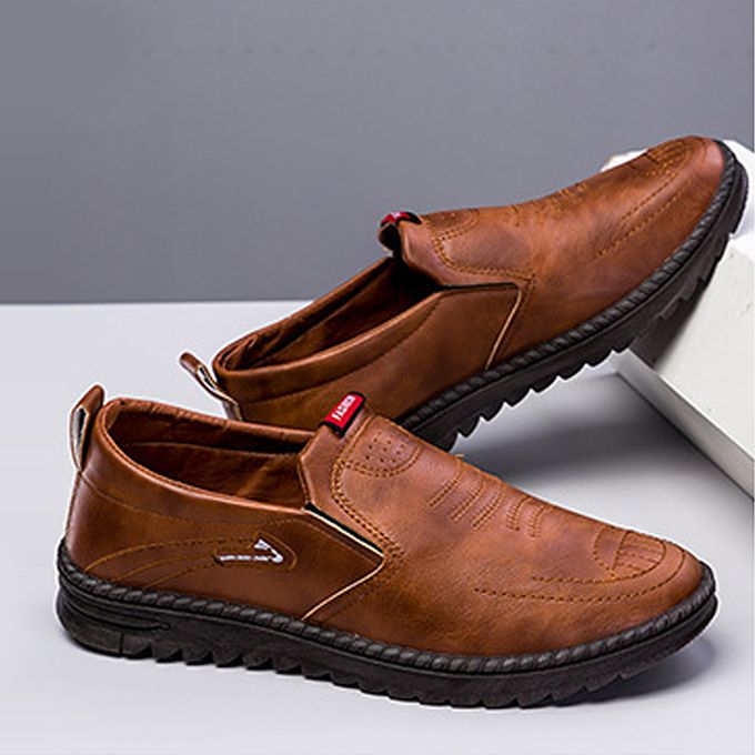 Casual Soft Sole Breathable Shoe -Brown 