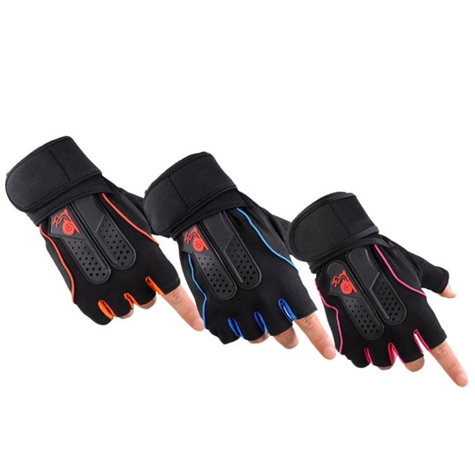 Wearslim Cotton Fingerless Gym Gloves For Training & Exercise