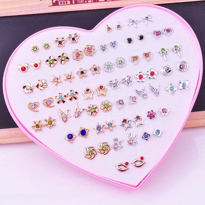 36 Pairs Women Ear Studs Set