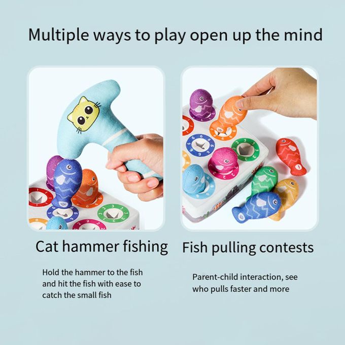 Generic Kids Fishing Game Number Matching Fishing Toy Set for