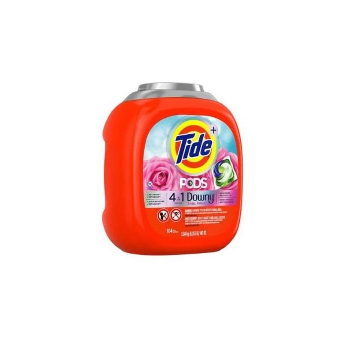 Tide Pods with Downy HE Laundry Detergent Pods, April Fresh, 104