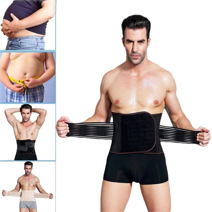 Generic Adjustable Shapers Cincher Men Slimming Fitness Waist Belt Trainer  Losing Weight Corsets Shapewear