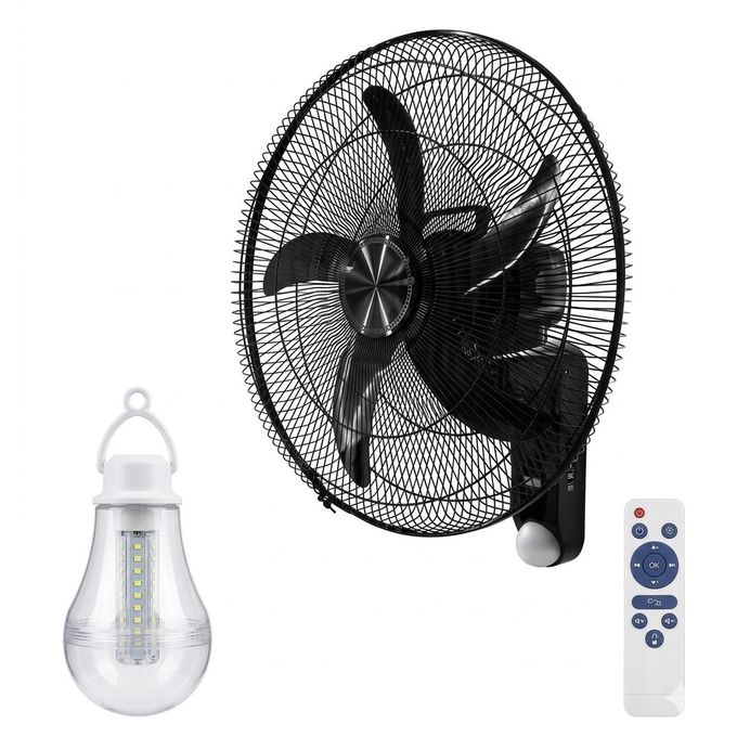 18-inch Solar Rechargeable Fan