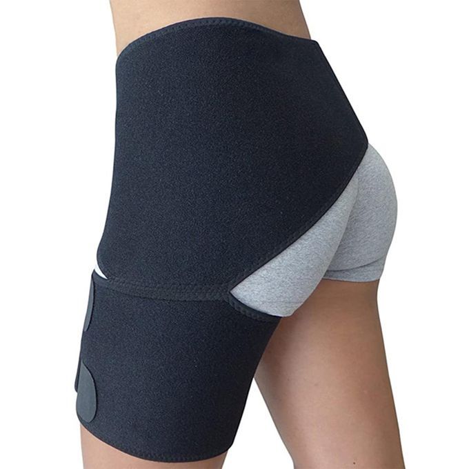 Thigh brace with pelvic support