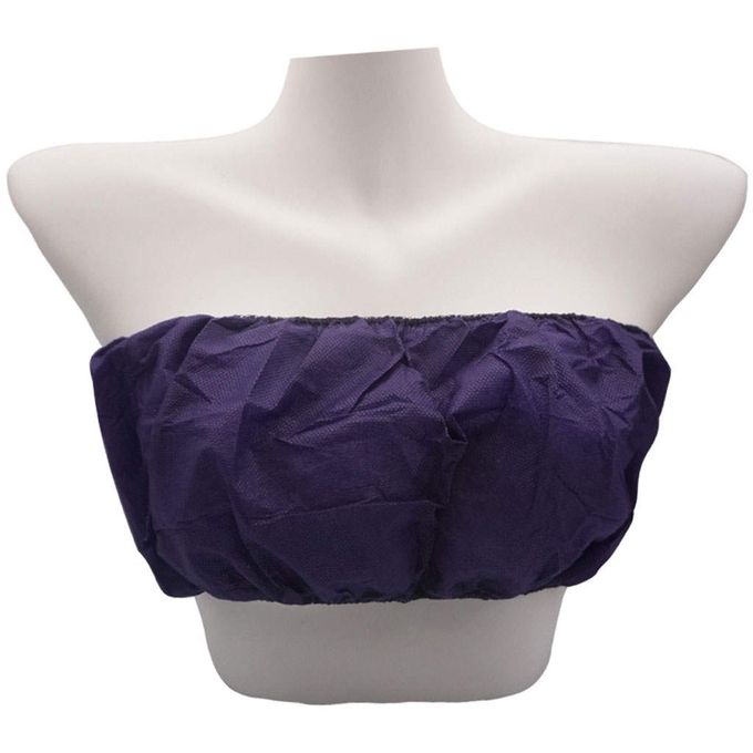 50x Soft Strapless Disposable Bras Women's Spa Top Underwear