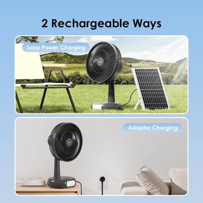 Oraimo SolarFan 4400mAh Solar Powered Fan
