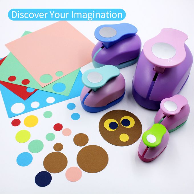 NUOBESTY Paper Crafts Round Cutter Tag Cutter Punch Card Making Circle  Cutter Animal Paper Puncher Scrapbook Puncher Craft Hole Puncher Paper  Punch