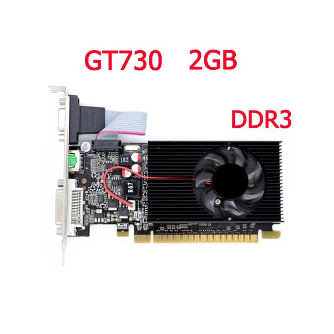 Generic GT730 2GB Graphics Card 64Bit G GT 730 2G D3 Game Video