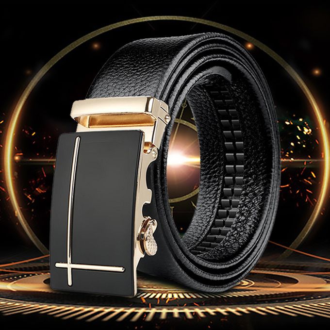 product_image_name-Fashion-Men's Belt Leather Cross Automatic Buckle Belts-1