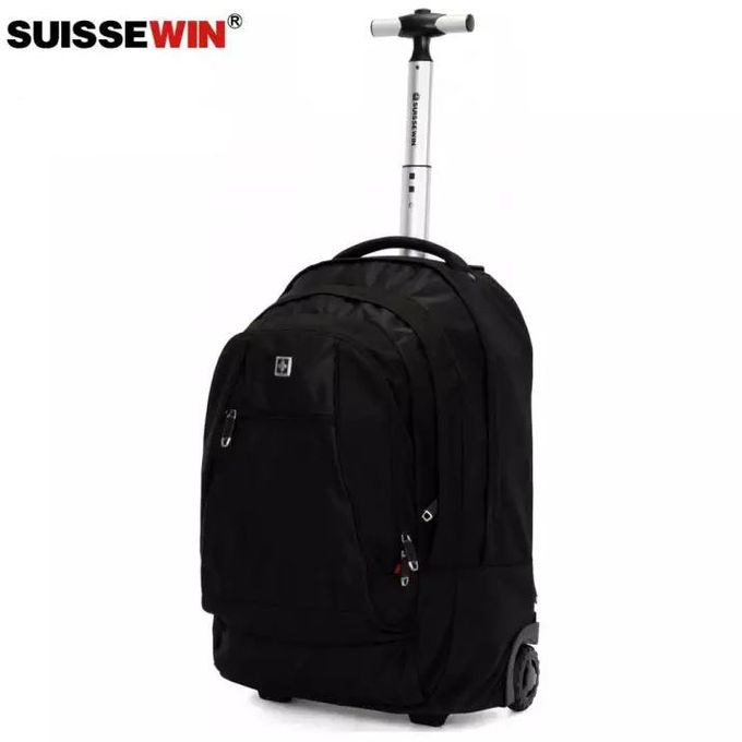 Suissewin 17 Inch Laptop Trolley And Backpack Bag Lightweight Luggage Jumia Nigeria