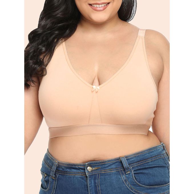 Generic Women Plus Size Bra Full Coverage Wirefree Comfort Bralettes