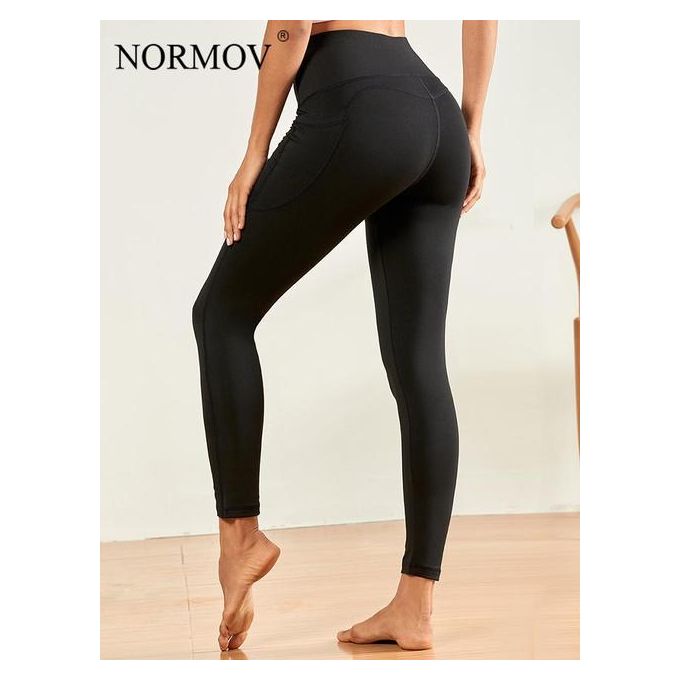 Generic Normov Leggings Seamless Women Portable Pockets On Both