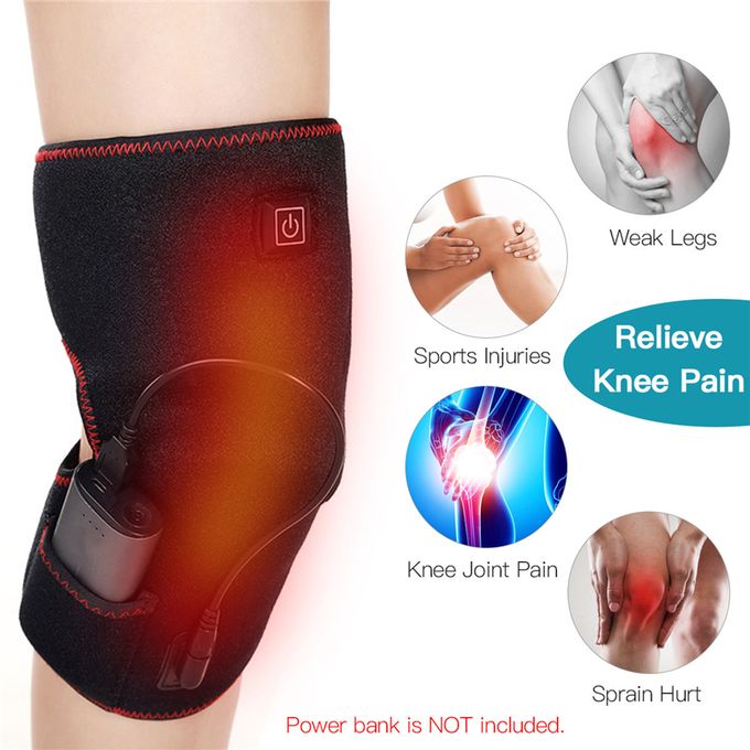 Generic Electric Knee Pad Heated Knee Brace Therapy Pain Relief | Jumia ...