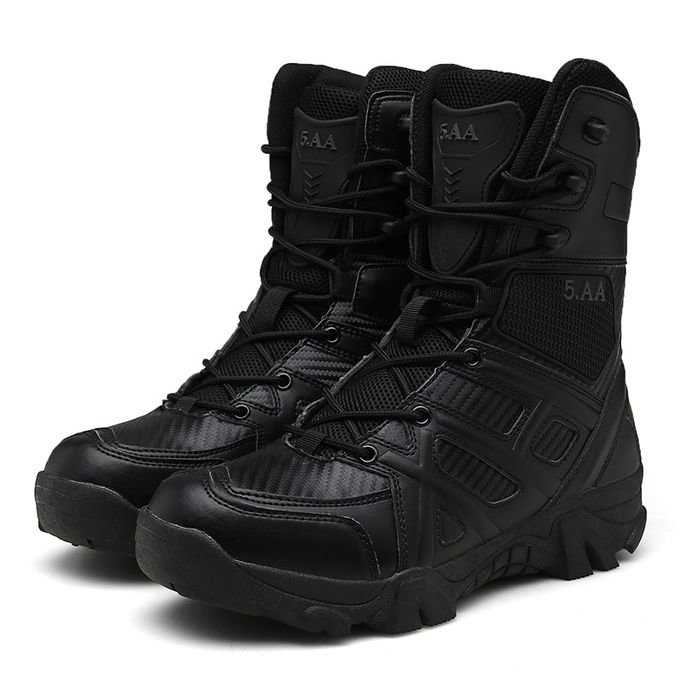 black military boot