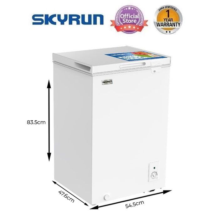 product_image_name-Skyrun-99-Liters Chest Freezer BD-100MW White-1