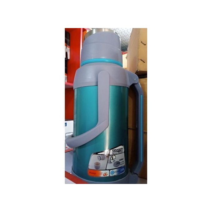 Dragon Steel With Glass Liner Hot Cold Water Flask 3200ml Jumia