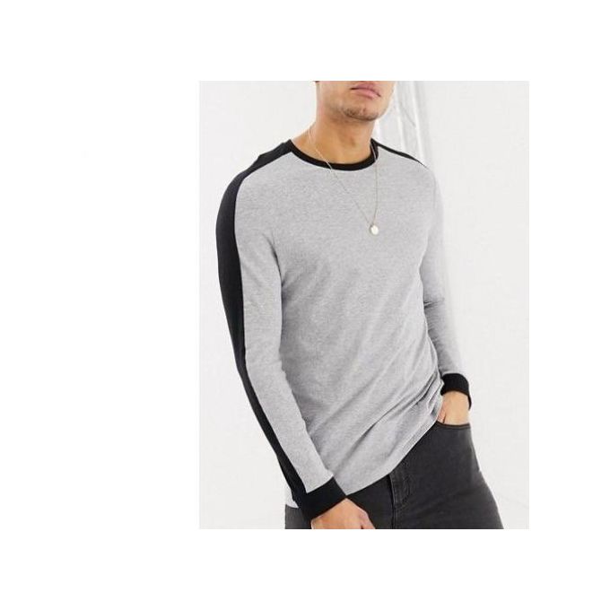 long sleeve round neck t shirt