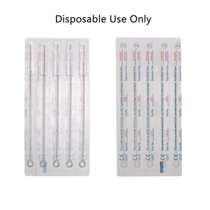 50pcs Round Liner Tattoo Needles Sterilize 1RL 3RL 5RL 7RL 9RL 11RL 13RL  15RL 18RL 0.35MM Disposable Tattoo Needle - AliExpress