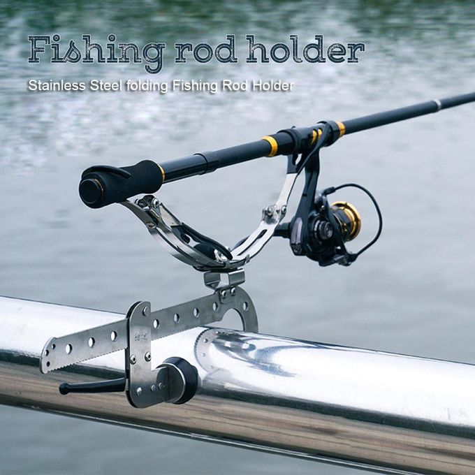 915 Generation Adjustable Stainless Steel Fishing Rod Holder Ground Stand