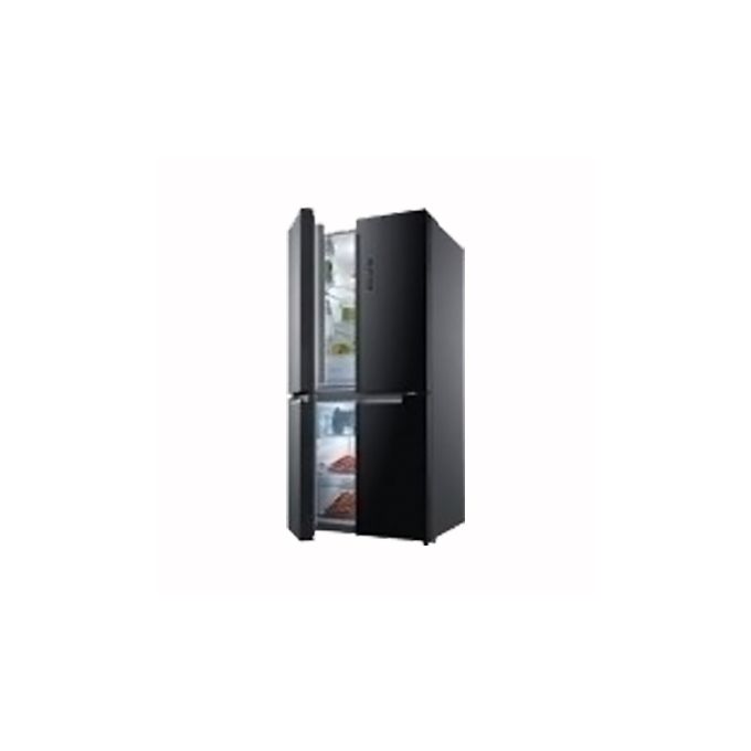 product_image_name-Midea-HQ-627WEN BLACK GLASS 4 DOORS 482Ltrs - LAGOS DELIVERY ONLY-1