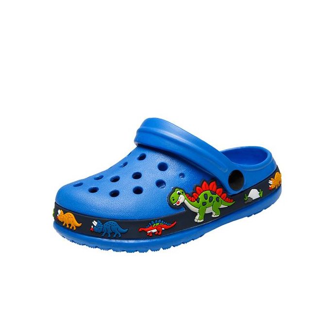 product_image_name-Fashion-Boy Slippers Crocs Shoes With Holes Dinosaur-1