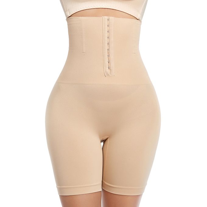 Fashion (Beige)2022 New Spandex Shapewear For Women Faja Tummy Control Panties  High Waist Body Shaper Underwear Adjustable Waist Cincher Brief DOU