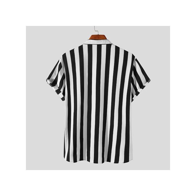OGB Recent Men's Vintage Short Sleeve - Beach Letter Patterned - Image 4