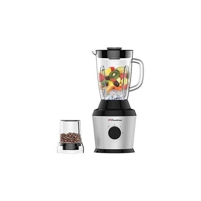 product_image_name-Binatone-1.5 Litre Blender / Smoothie Maker With Stirring Stick BLG-595 - Silver/Black-1