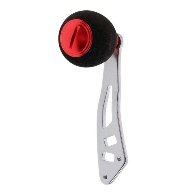 Generic Metal Reel Handle EVA Knobs Baitcasting Reel Handle For S Red