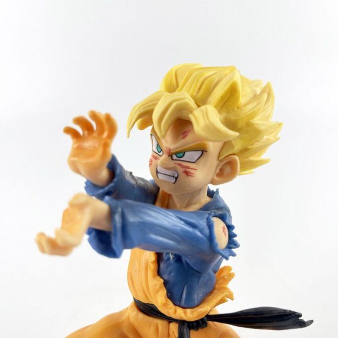 7Pcs/Set 11cm Anime Dragão Bola Troncos Bulma Son Goku Kakarotto Filho  Gohan Goten Pan Ação Figura Pvc Modelo Brinquedos