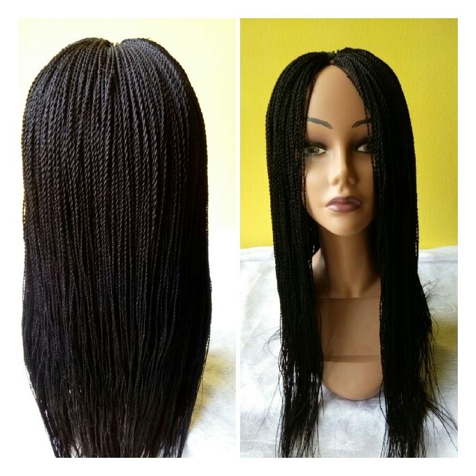 Generic One Million Braided Wig With Hair Closure: Black ...