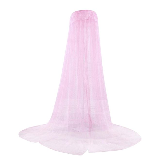 product_image_name-Generic-Mosquito Net For Bed Canopy Queen Size King White Light Pink-1