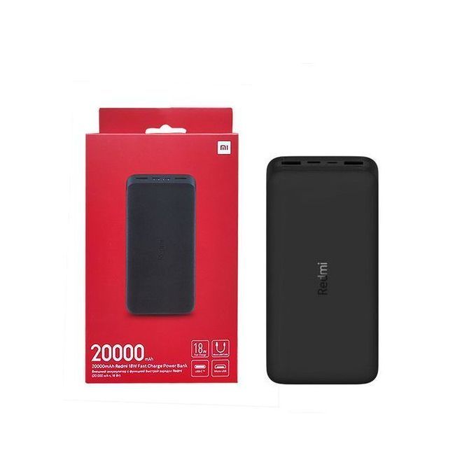 XIAOMI Mi 20000mAh Quick Charge Power Bank - Black