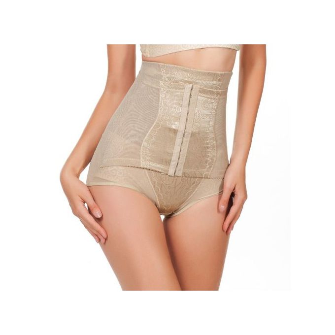 Fashion Corset Waist Trainer Belt Body Shapers Women Fajas Postparto  Underbust Tummy Control Postpartum Belly Band Ladies Shapewear(#Beige)