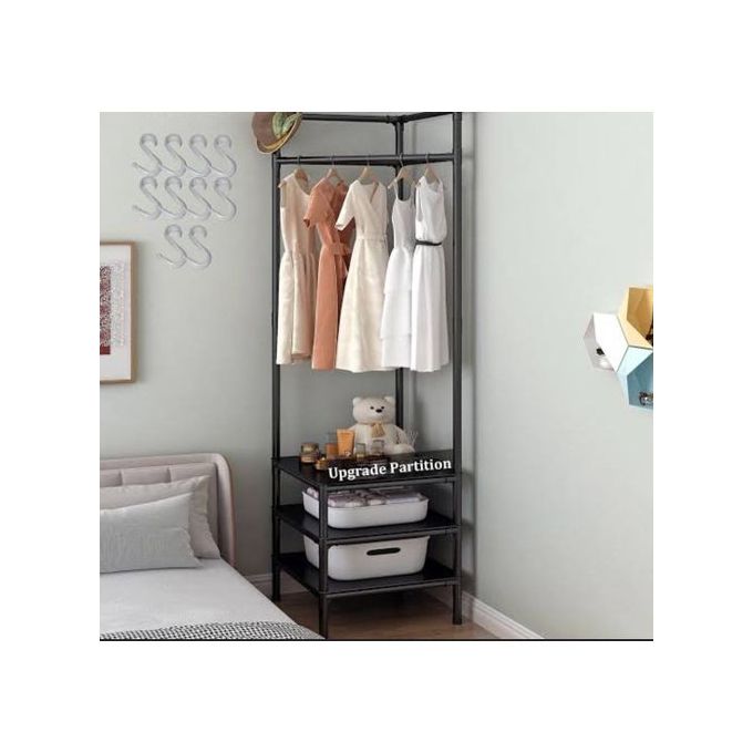 product_image_name-Generic-Coat /cloth Hanger And Shoe Rack-1