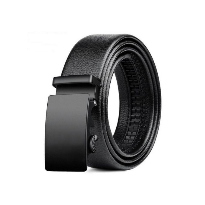 product_image_name-Fashion-Designer Leather Automatic Mens Strap Belt -Black-1