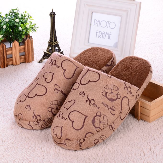 product_image_name-Fashion-Women Men Warm Emoji Slipper Indoors Anti-slip Winter House-1