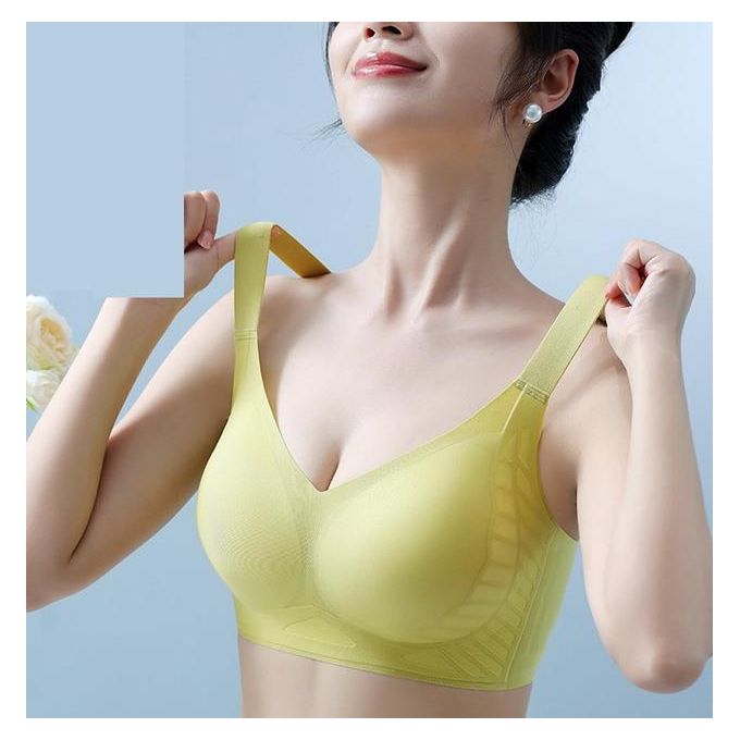 Generic Bimei Mastectomy Bra Pocket Bra Women's Cotton Front-Closure  Leisure Bra