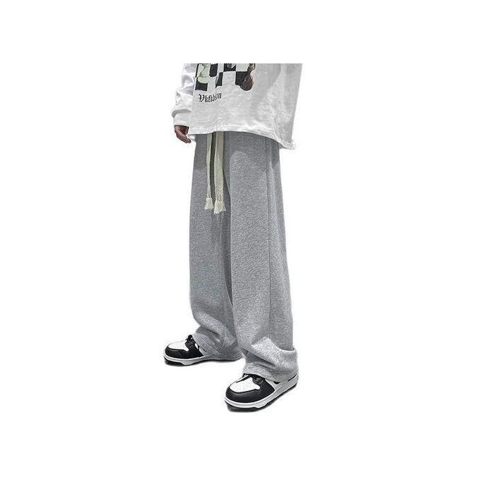 Asake Casual Baggy Joggers Cream