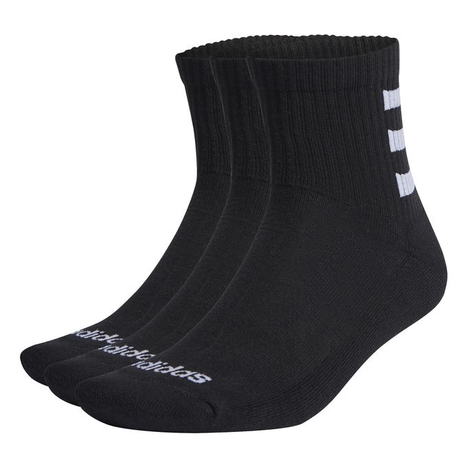 ADIDAS Half-Cushioned 3-Stripes Quarter Socks 3 Pairs Unisex | Jumia ...